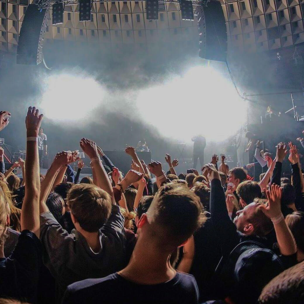 音楽ライブの様子